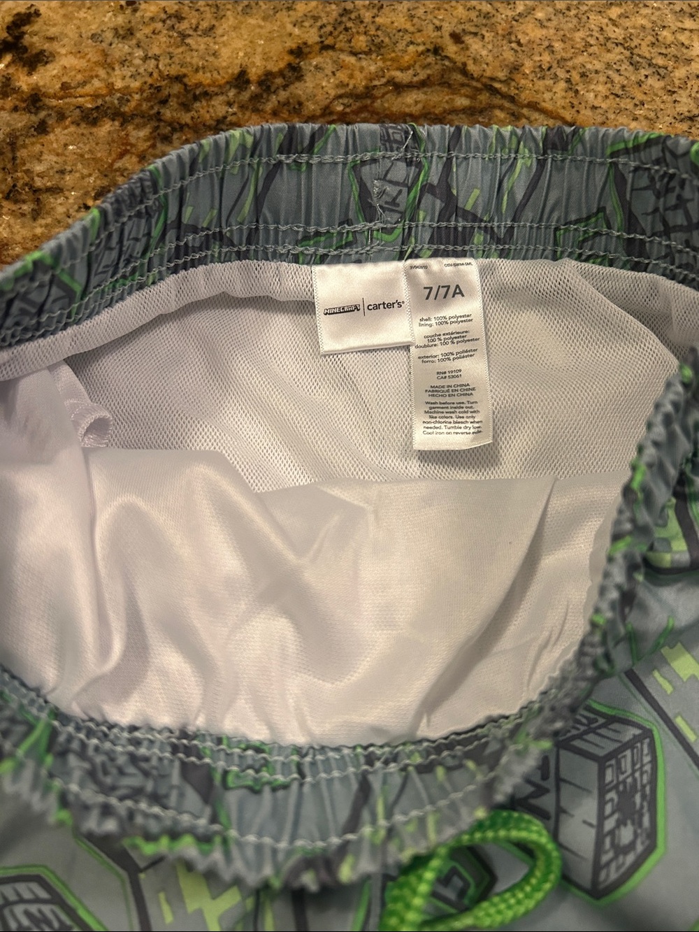 Carter's Minecraft Swim Trunks - Picture 5 of 5